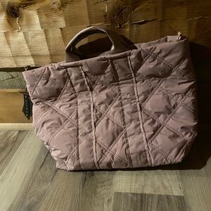 Quilted Pink Tote Bag-KEDZIE brand